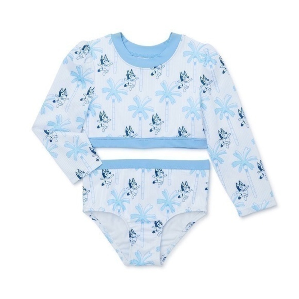 NWT. BLUEY Toddler 2Pc Swim Suit